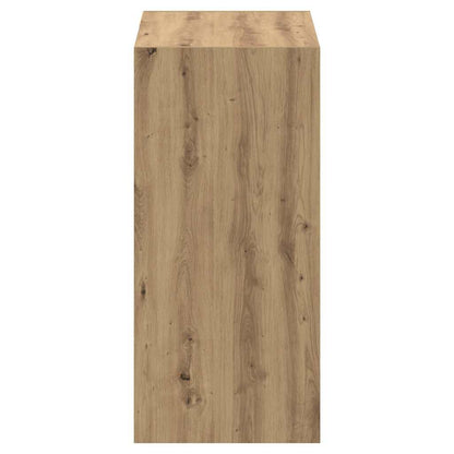 Kleiderschrank mit Regal Eiche handwerklich 77 x 48 x 102 cm