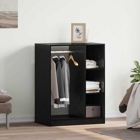 Kleiderschrank Schwarze Eiche 77 x 48 x 102 cm Holzwerkstoff