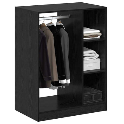 Kleiderschrank Schwarze Eiche 77 x 48 x 102 cm Holzwerkstoff