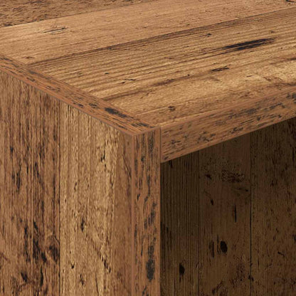 Kleiderschrank mit Regal Altholz 41 x 48 x 102 cm Holzwerkstoff