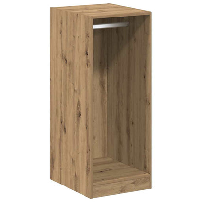 Kleiderschrank mit Regal Eiche handwerklich 41 x 48 x 102 cm