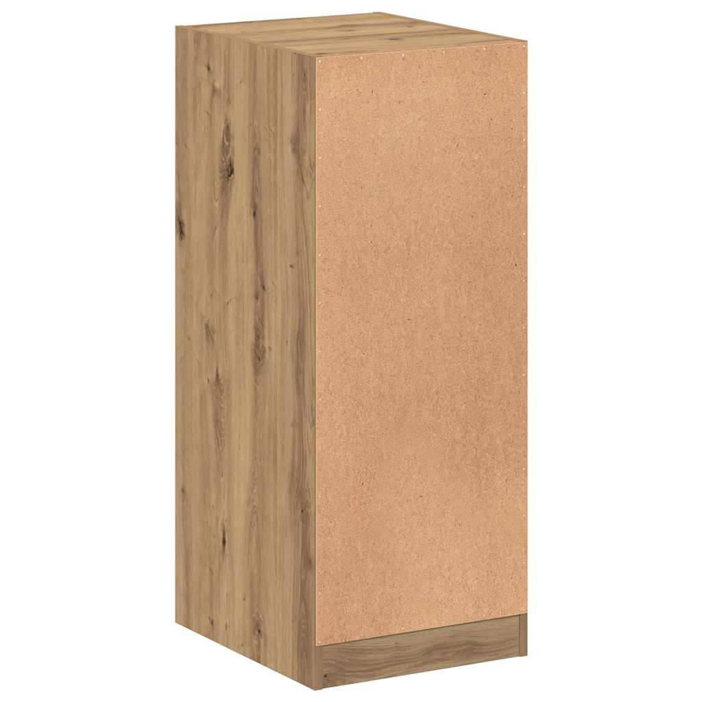Kleiderschrank mit Regal Eiche handwerklich 41 x 48 x 102 cm
