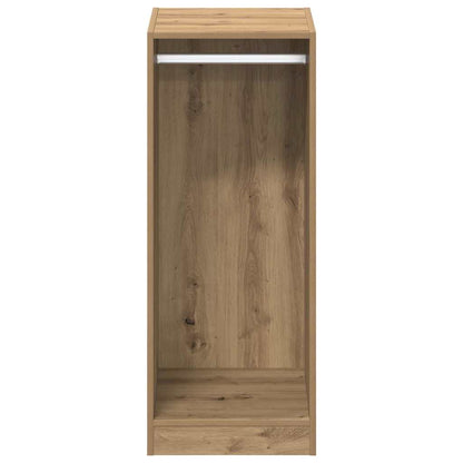 Kleiderschrank mit Regal Eiche handwerklich 41 x 48 x 102 cm