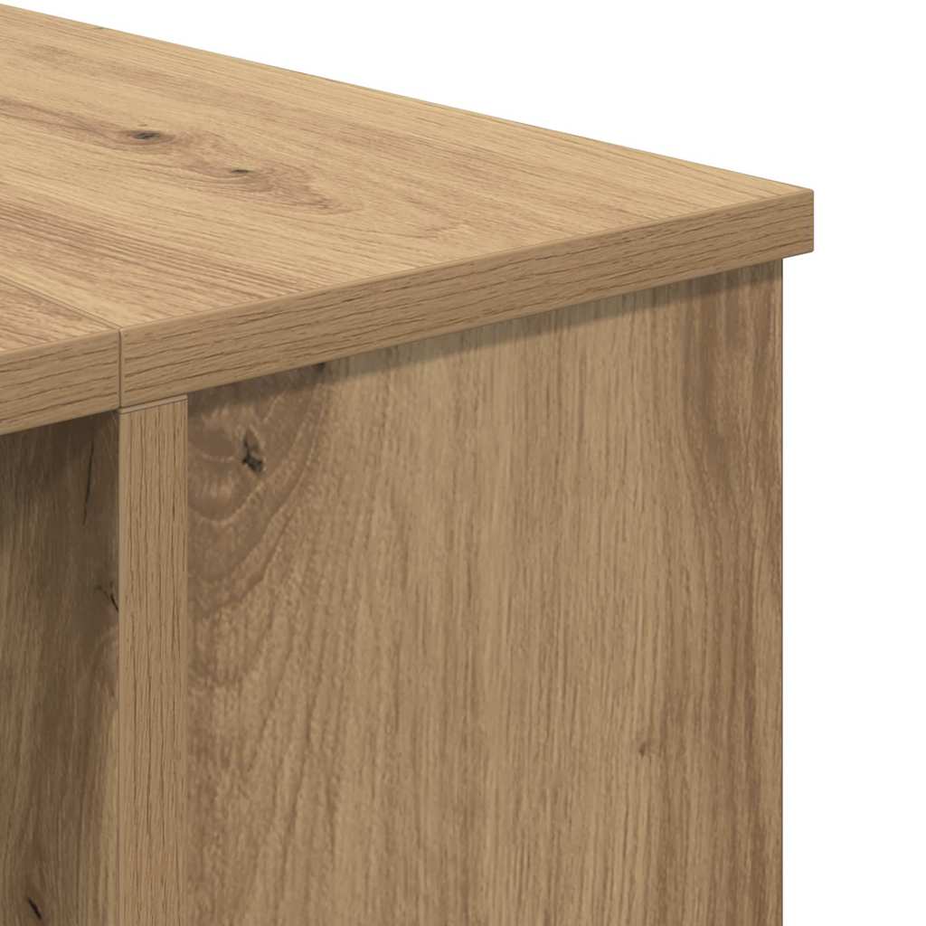 Schreibtisch Eiche handwerklich 140 x 50 x 75 cm Holzwerkstoff