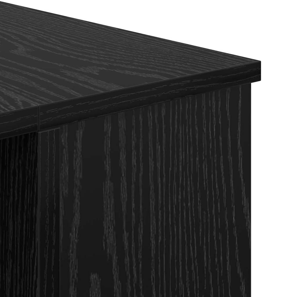 Schreibtisch Schwarze Eiche 140 x 50 x 75 cm Holzwerkstoff