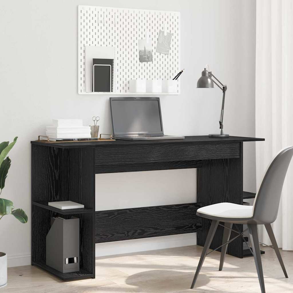 Schreibtisch Schwarze Eiche 140 x 50 x 75 cm Holzwerkstoff