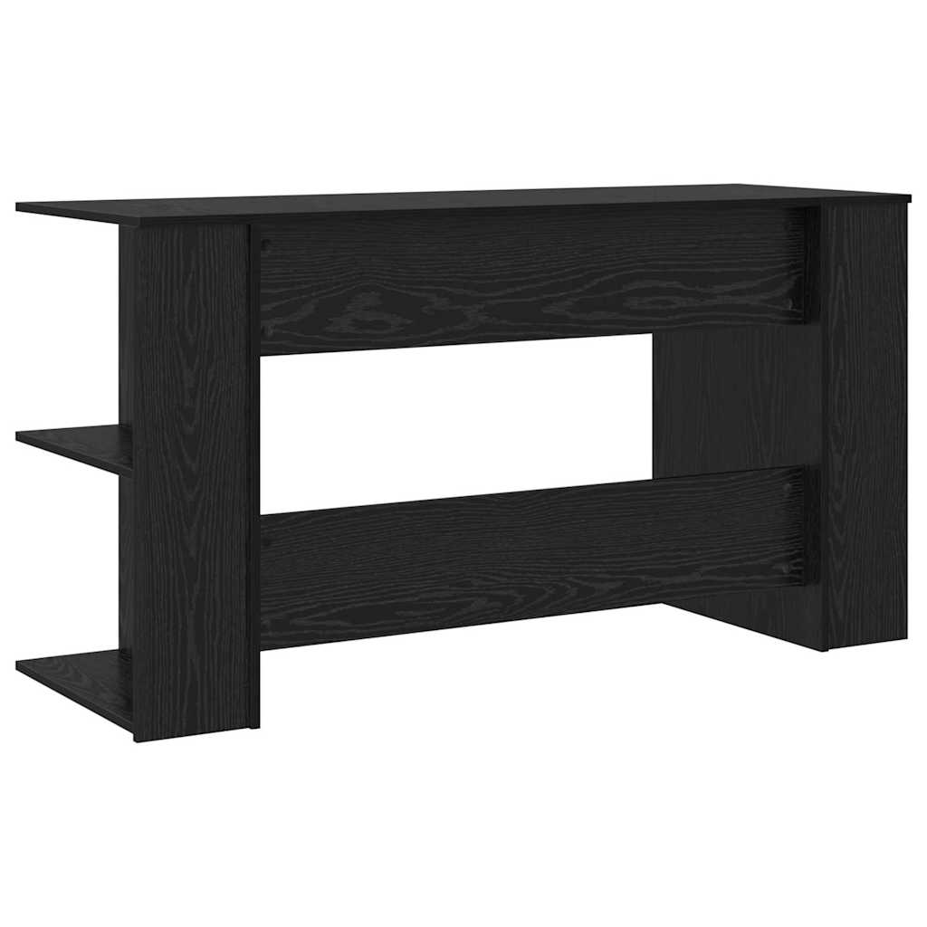 Schreibtisch Schwarze Eiche 140 x 50 x 75 cm Holzwerkstoff