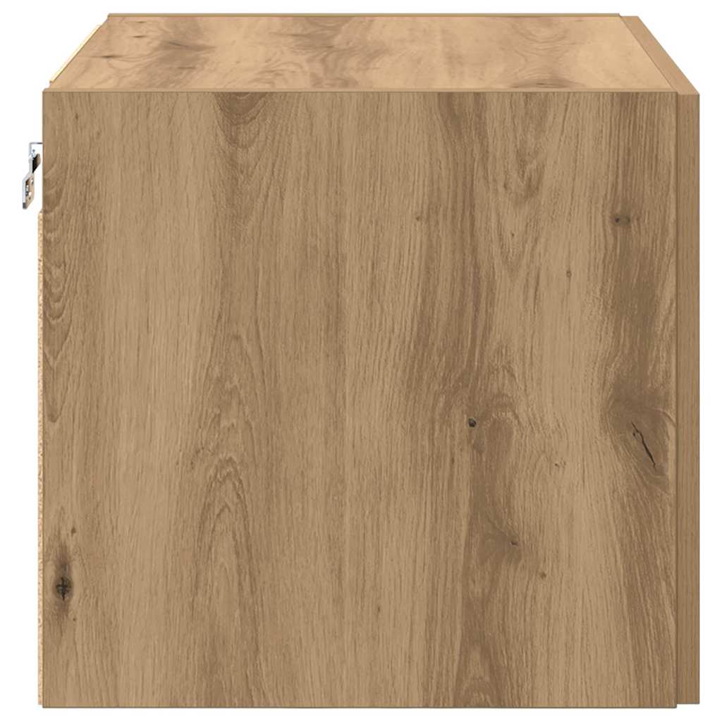 Wandschrank Eiche handwerklich 50 x 42,5 x 40 cm Holzwerkstoff