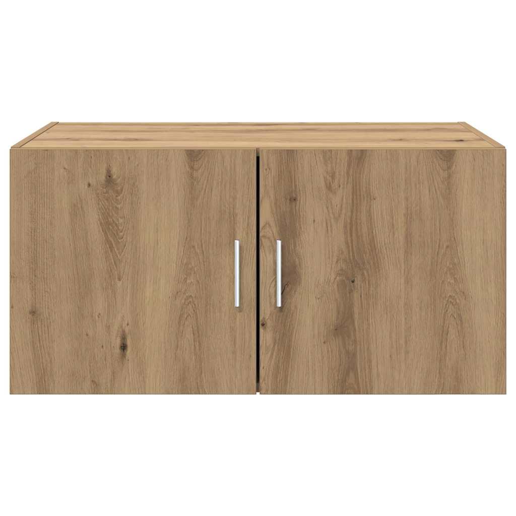 Wandschrank Eiche handwerklich 80 x 42,5 x 40 cm Holzwerkstoff