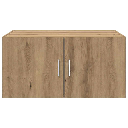 Wandschrank Eiche handwerklich 80 x 42,5 x 40 cm Holzwerkstoff