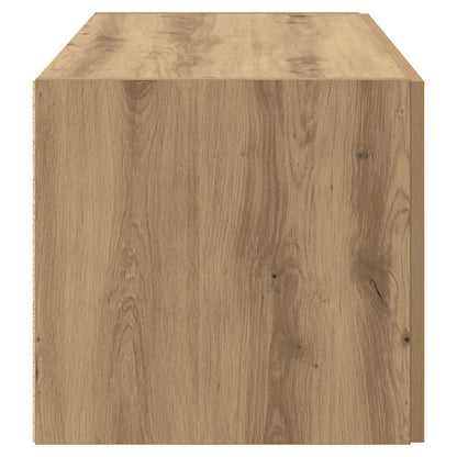 Wandschrank Eiche handwerklich 80 x 42,5 x 40 cm Holzwerkstoff