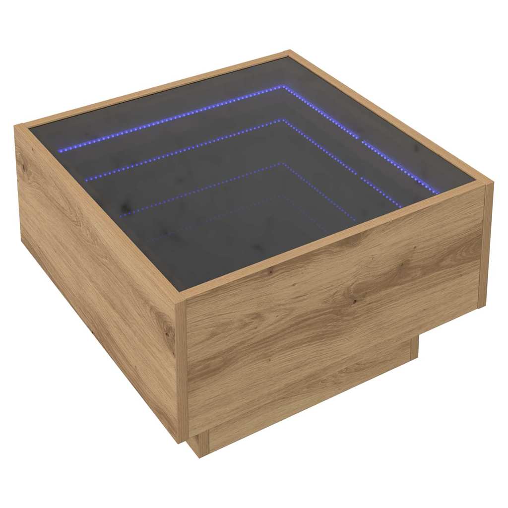 Couchtisch Artisan-Eiche 50 x 50 x 30 cm Holzwerkstoff