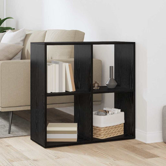 Bücherregal Schwarze Eiche 69,5 x 29 x 69,5 cm Holzwerkstoff