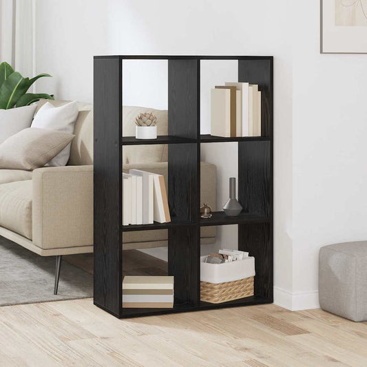 Bücherregal Schwarze Eiche 69,5 x 29 x 103,5 cm Holzwerkstoff