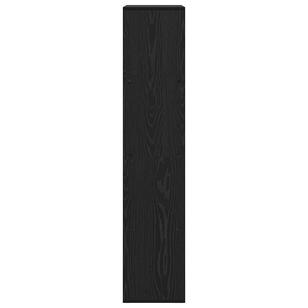 Bücherregal Schwarze Eiche 69,5 x 29 x 137,5 cm Holzwerkstoff