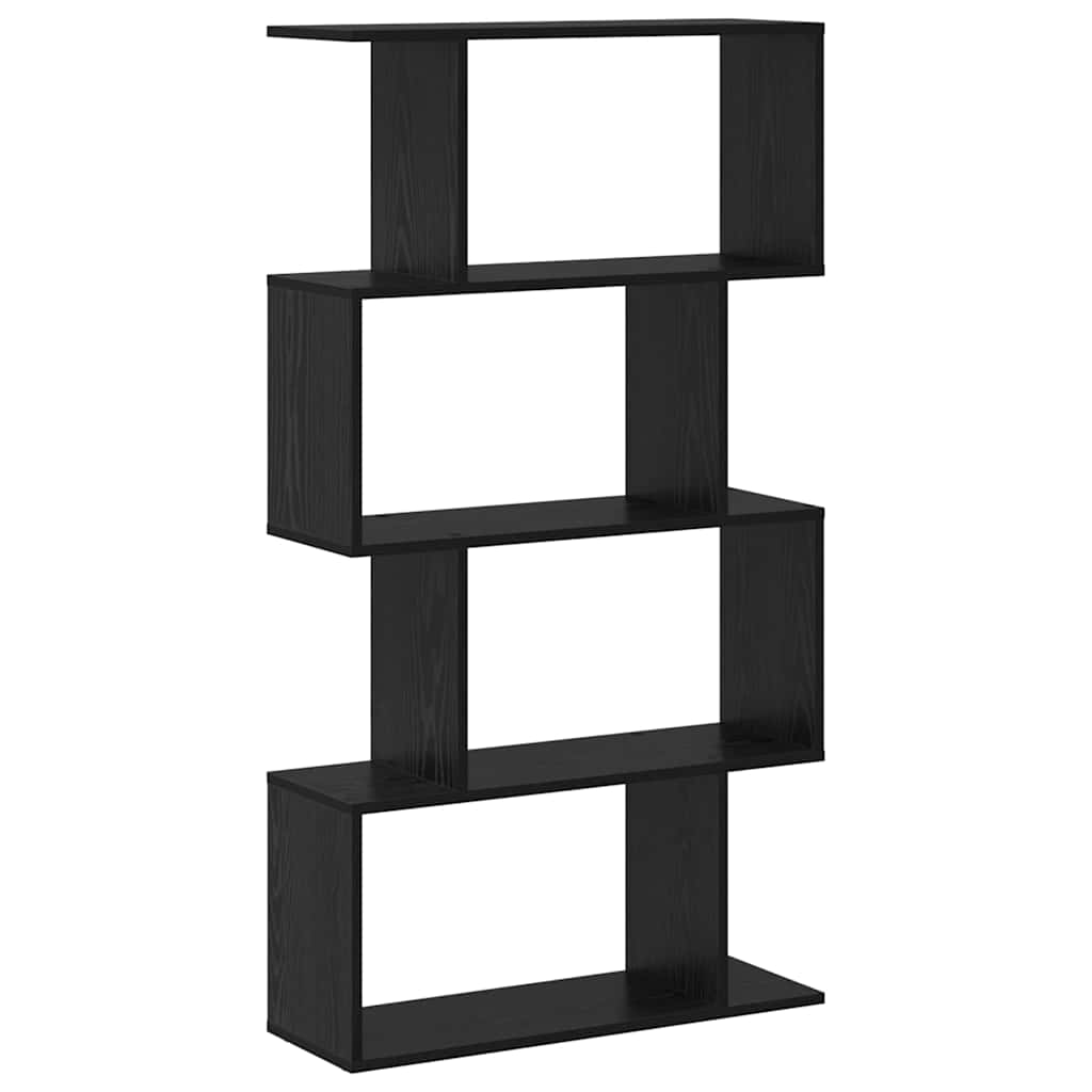 Bücherregal Schwarz 70 x 24 x 129 cm Holzwerkstoff