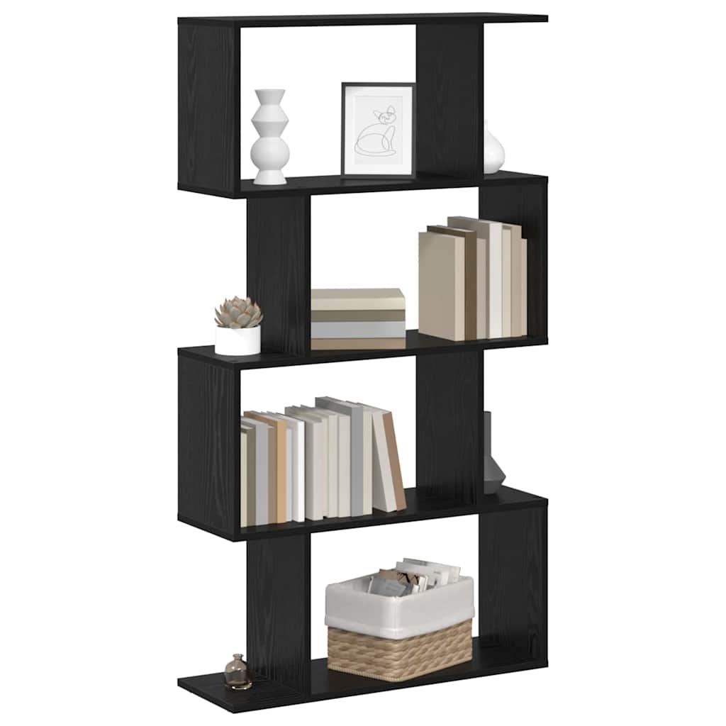 Bücherregal Schwarz 70 x 24 x 129 cm Holzwerkstoff