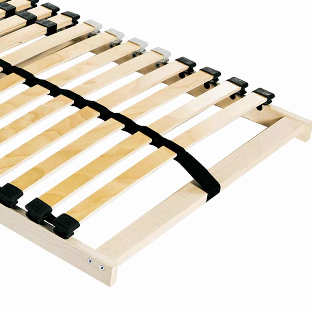 Lattenrost Braun 90 x 190 cm Massives Buchenholz