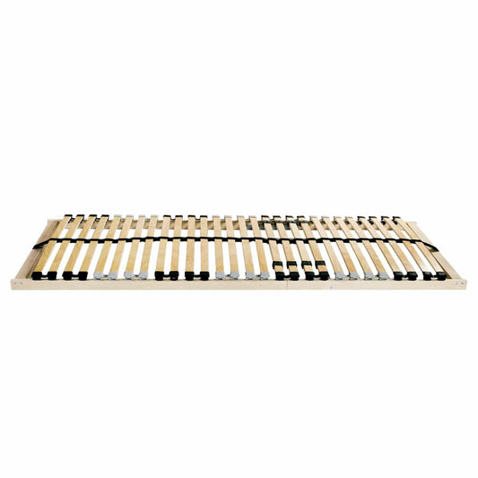 Lattenrost Braun 90 x 190 cm Massives Buchenholz