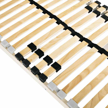 Lattenrost Braun 120 x 190 cm Massives Buchenholz