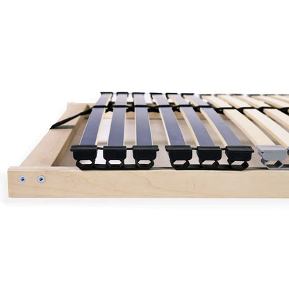 Lattenrost Braun 90 x 190 cm Massives Buchenholz