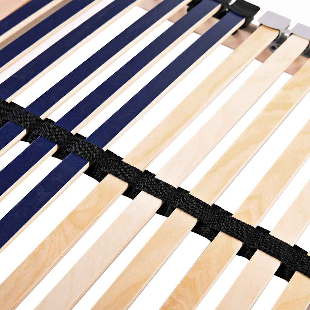 Lattenrost Braun 120 x 190 cm Massives Buchenholz