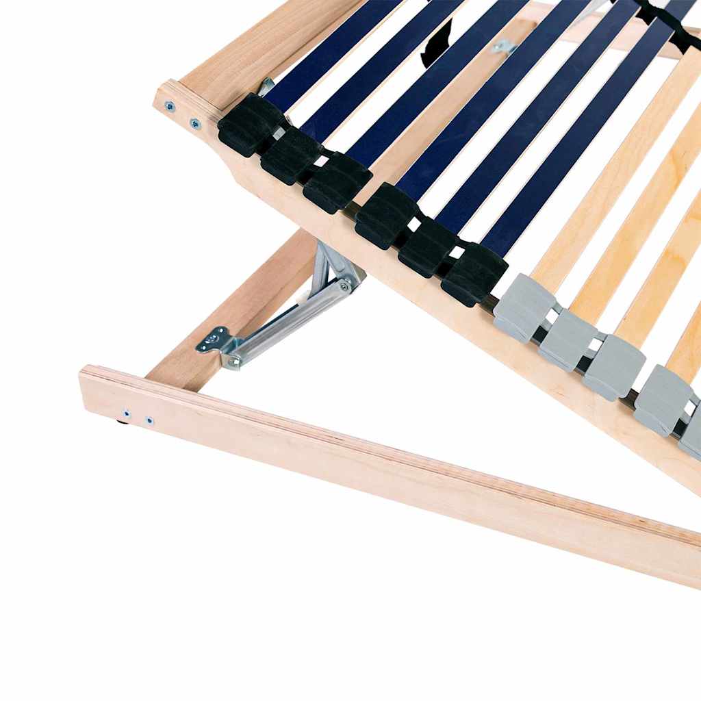 Lattenrost Braun 90 x 190 cm Massives Buchenholz