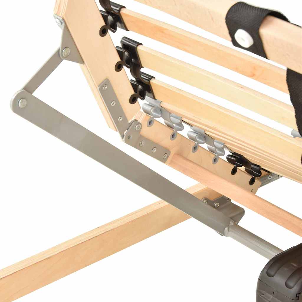 Lattenrost Braun 100 x 190 cm Massives Buchenholz