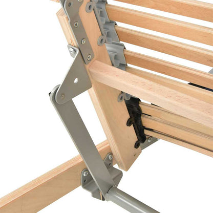 Lattenrost Braun 80 x 190 cm Massives Buchenholz