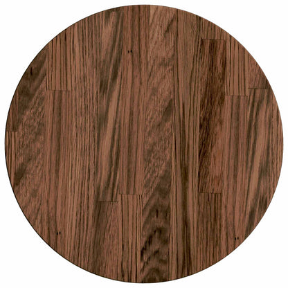 Tischplatte Braun Ø 40 x 2.5 cm Massives Eichenholz
