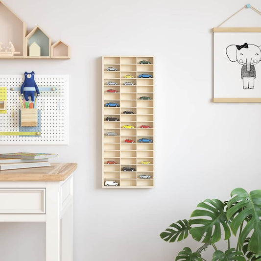 Präsentationsbox Braun 30 x 4.5 x 75 cm Holzwerkstoff