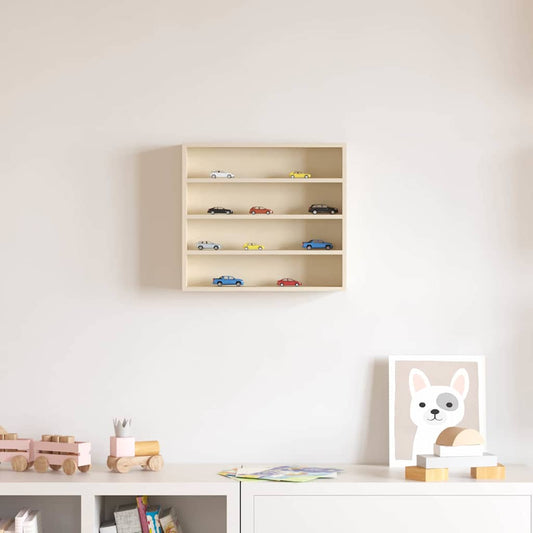 Holz-Sammelvitrine Braun 40 x 8.5 x 37 cm Sperrholz