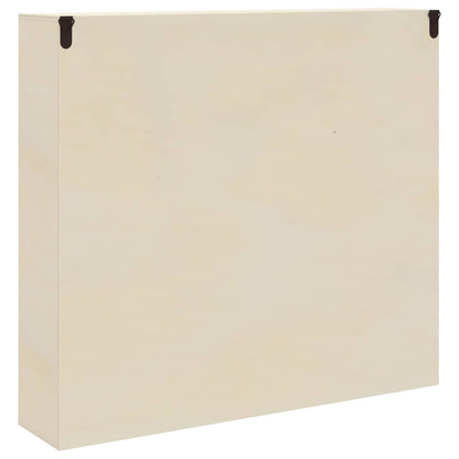 Holz-Sammelvitrine Braun 40 x 8.5 x 37 cm Sperrholz