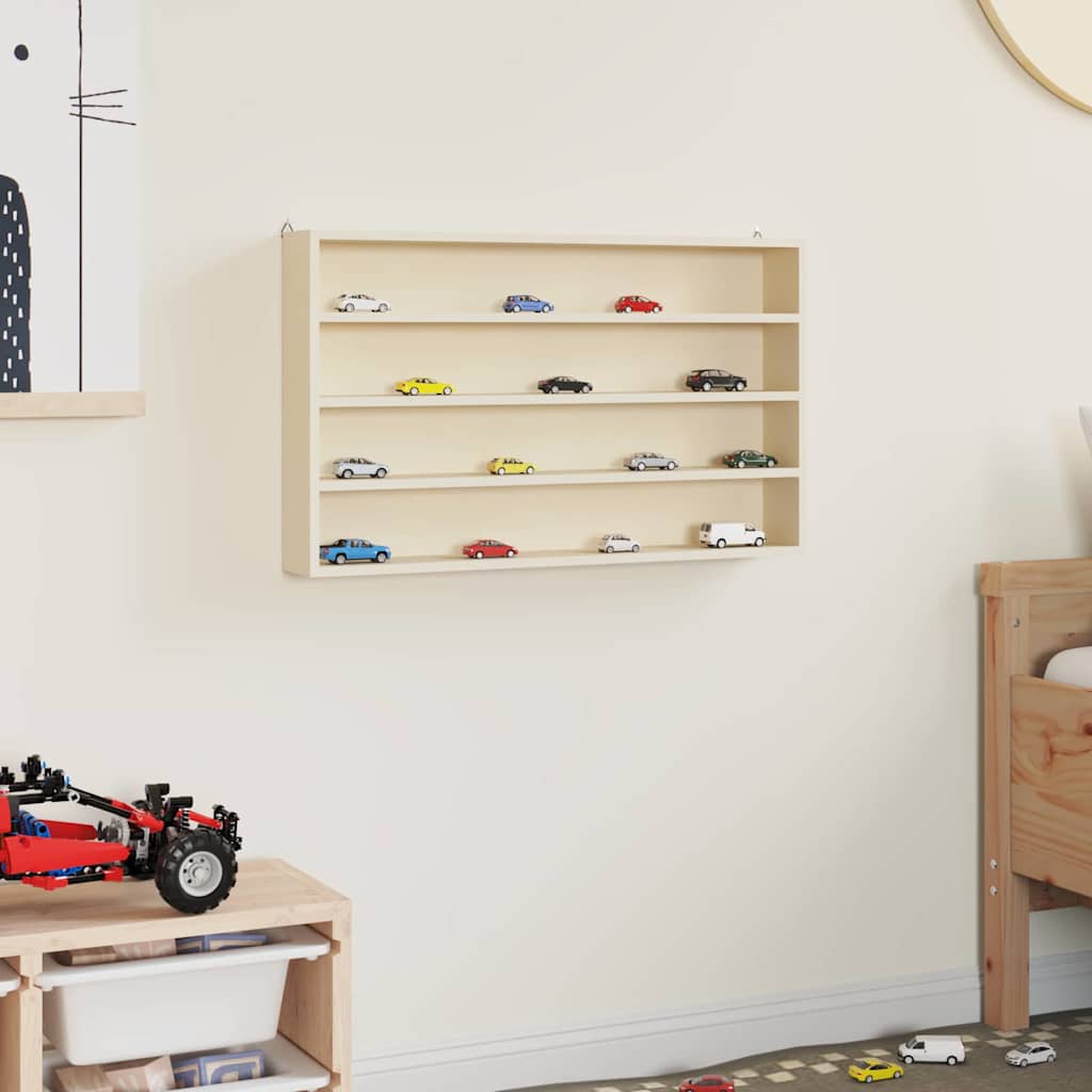 Holz-Sammelvitrine Braun 60 x 8,5 x 37 cm Sperrholz