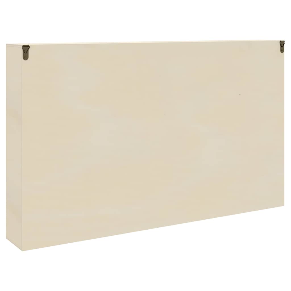 Holz-Sammelvitrine Braun 60 x 8,5 x 37 cm Sperrholz