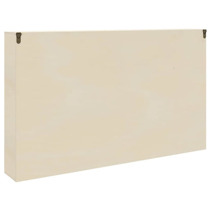 Holz-Sammelvitrine Braun 60 x 8,5 x 37 cm Sperrholz