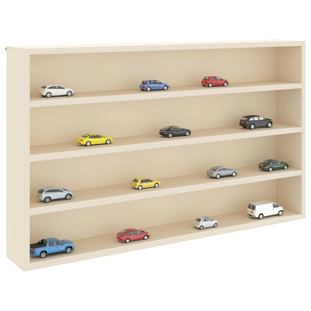 Holz-Sammelvitrine Braun 60 x 8,5 x 37 cm Sperrholz