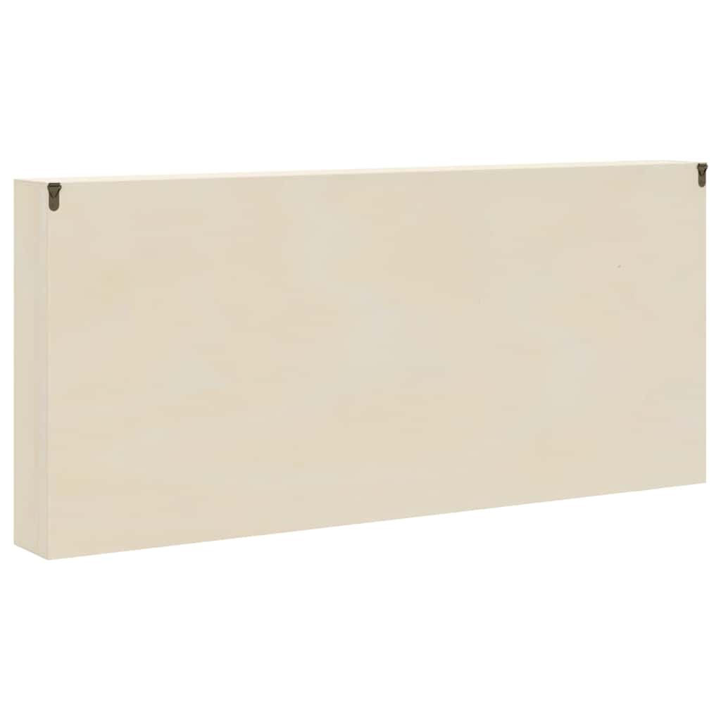Holz-Sammelvitrine Braun 80 x 8.5 x 36 cm Sperrholz
