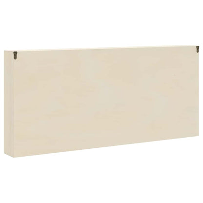 Holz-Sammelvitrine Braun 80 x 8.5 x 36 cm Sperrholz