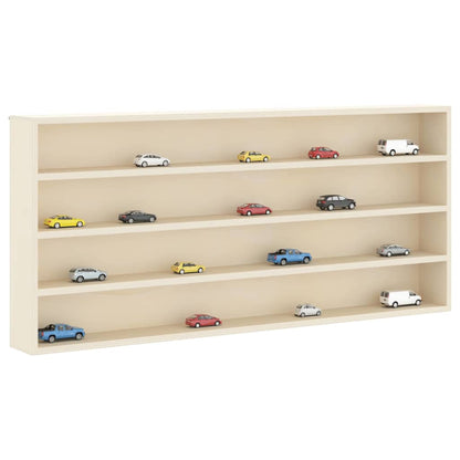 Holz-Sammelvitrine Braun 80 x 8.5 x 36 cm Sperrholz