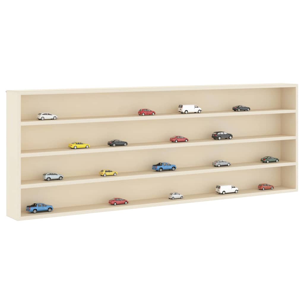 Holz-Sammelvitrine Braun 100 x 8.5 x 36 cm Sperrholz