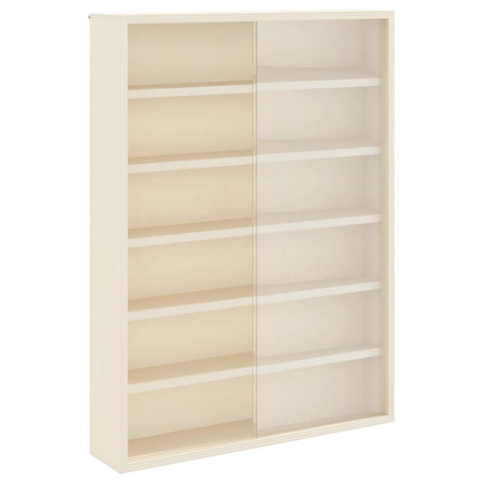 Holz-Sammelvitrine mit Regal Braun 40 x 8.5 x 54 cm Sperrholz