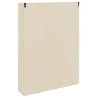 Holz-Sammelvitrine mit Regal Braun 40 x 8.5 x 54 cm Sperrholz