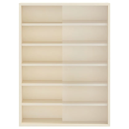 Holz-Sammelvitrine mit Regal Braun 40 x 8.5 x 54 cm Sperrholz