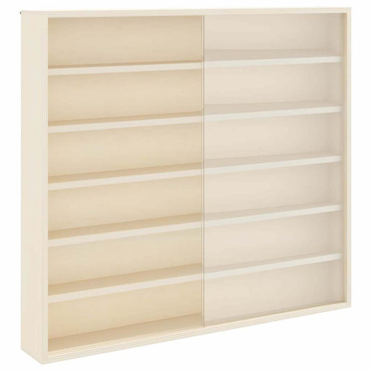 Holz-Sammelvitrine mit Regal Braun 60 x 8.5 x 54 cm Sperrholz