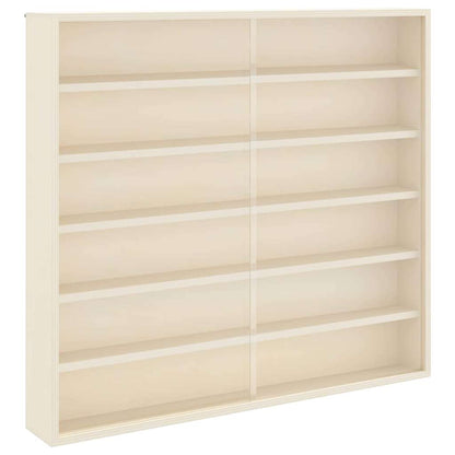 Holz-Sammelvitrine mit Regal Braun 60 x 8.5 x 54 cm Sperrholz