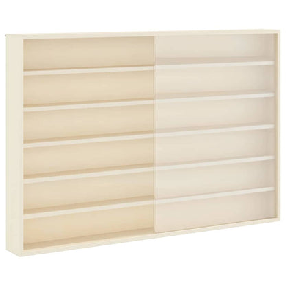 Holz-Sammelvitrine mit Regal Braun 80 x 8.5 x 54 cm Sperrholz