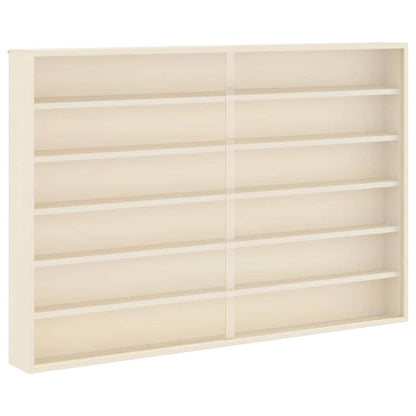 Holz-Sammelvitrine mit Regal Braun 80 x 8.5 x 54 cm Sperrholz