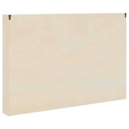 Holz-Sammelvitrine mit Regal Braun 80 x 8.5 x 54 cm Sperrholz