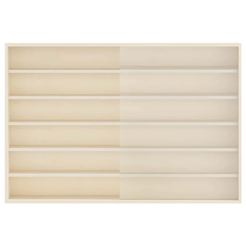 Holz-Sammelvitrine mit Regal Braun 80 x 8.5 x 54 cm Sperrholz